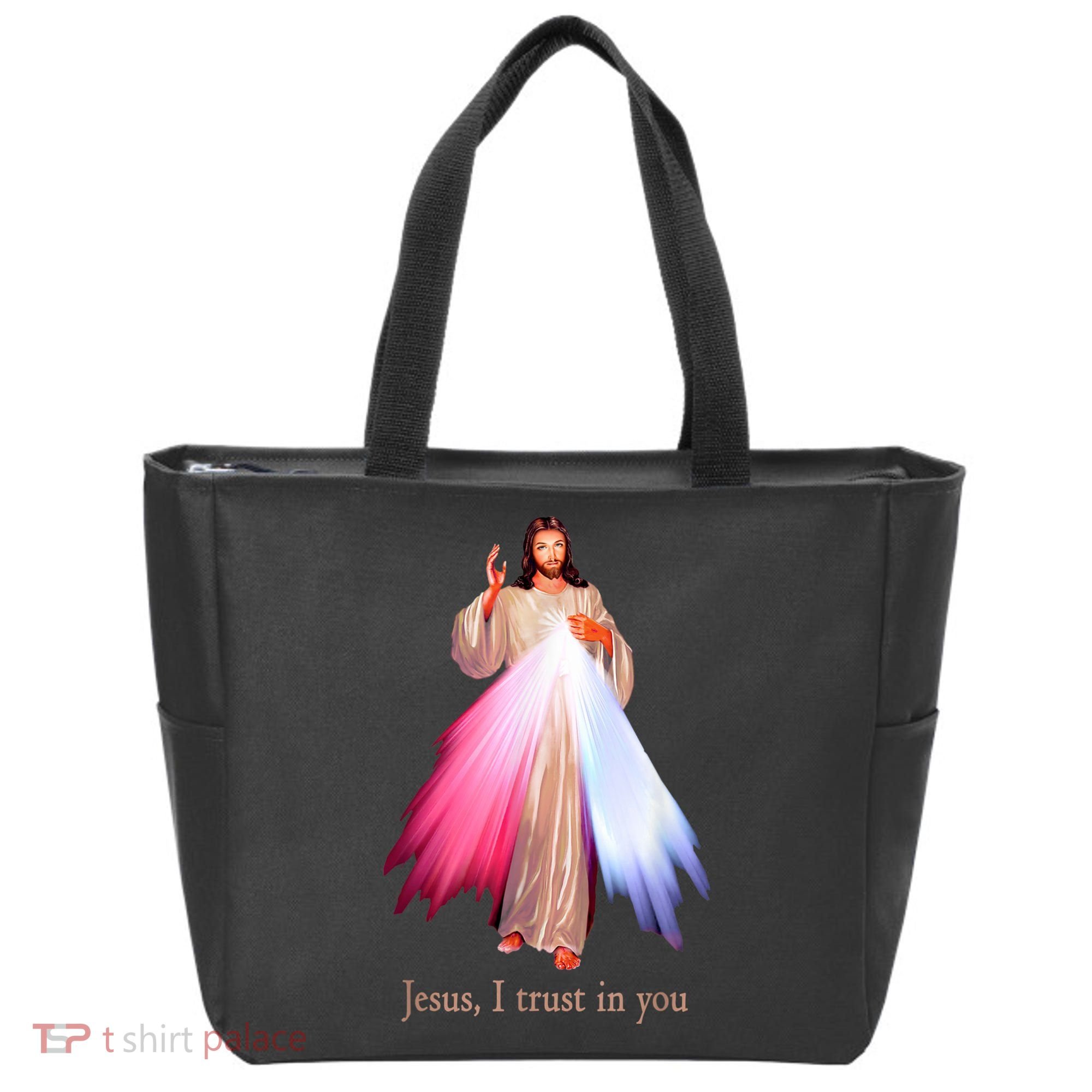 Divine Mercy Jesus I Trust In You Tote Bag