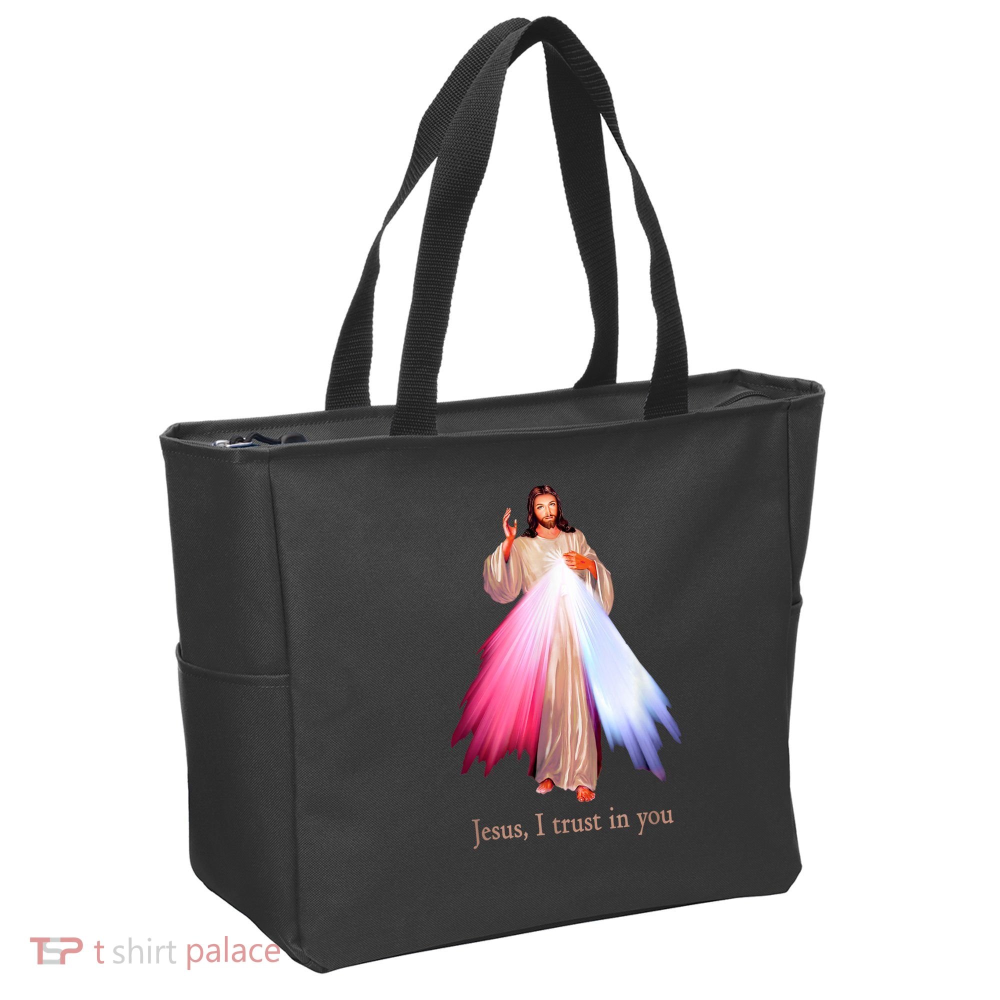Divine Mercy Jesus I Trust In You Tote Bag