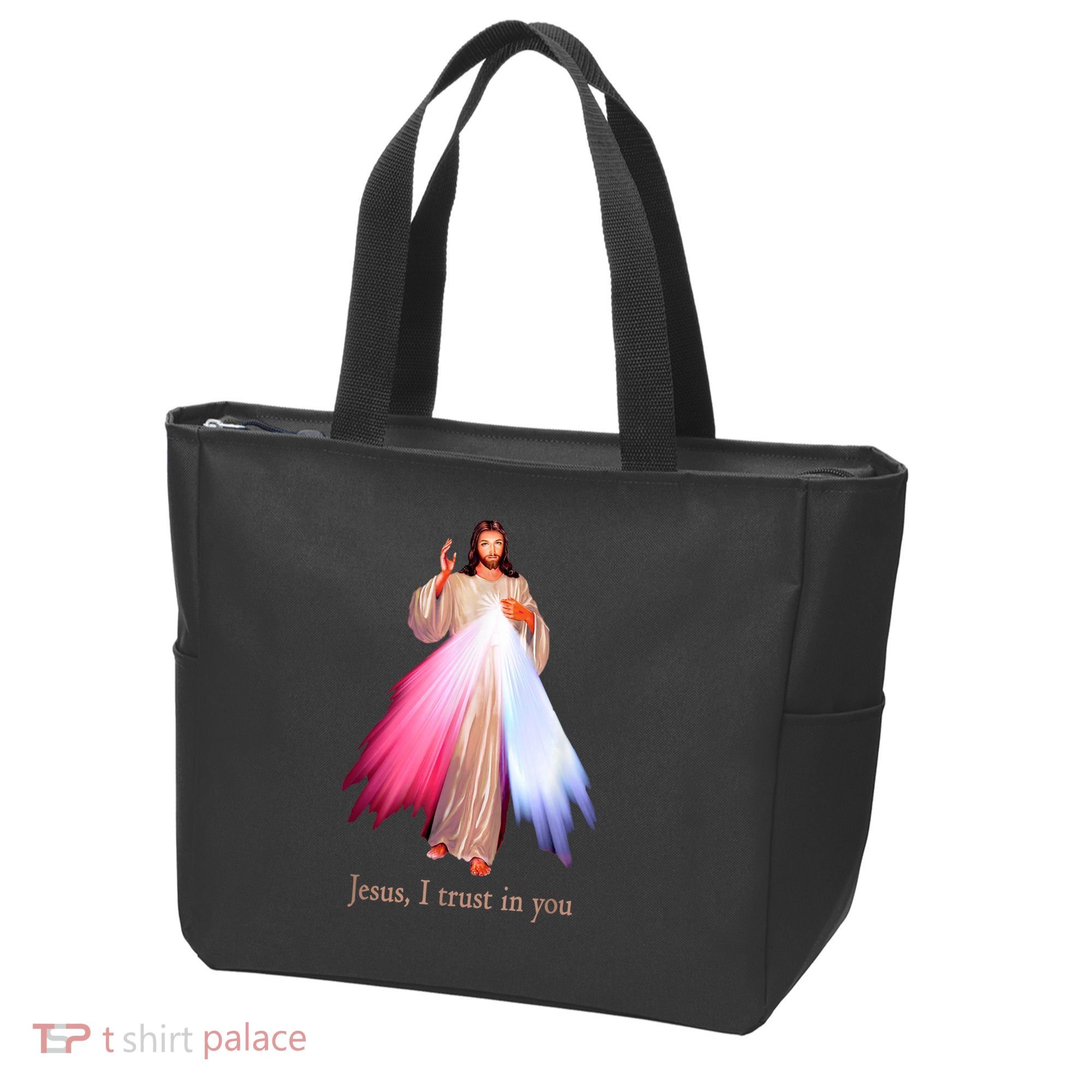 Divine Mercy Jesus I Trust In You Tote Bag