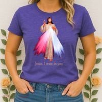 Divine Mercy Jesus I Trust In You Women's T-Shirt thumb 2