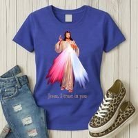 Divine Mercy Jesus I Trust In You Women's T-Shirt thumb 3