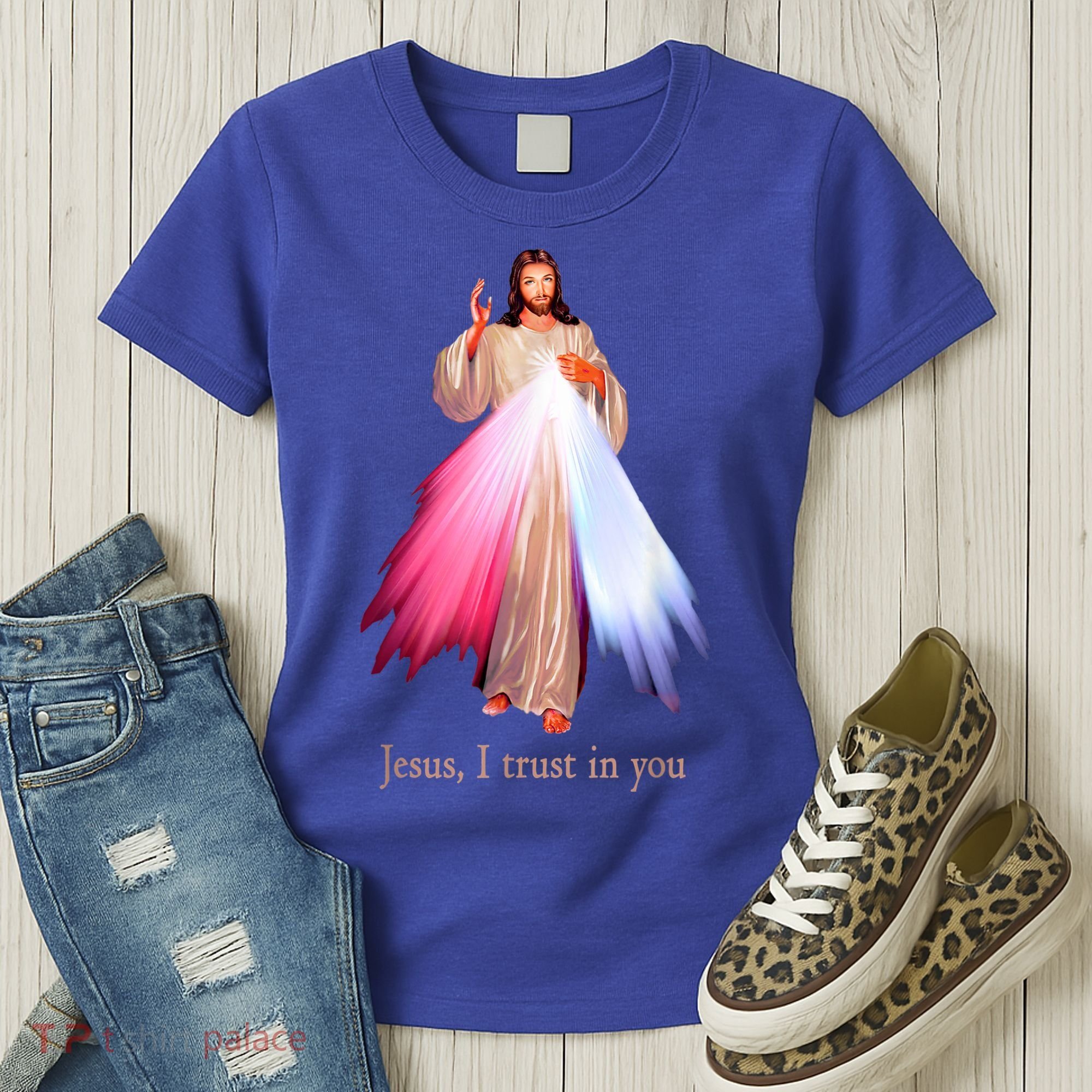 Divine Mercy Jesus I Trust In You Women's T-Shirt