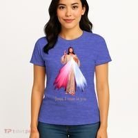 Divine Mercy Jesus I Trust In You Women's T-Shirt thumb 4