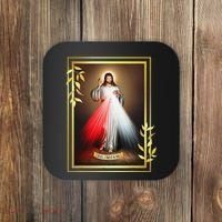 Divine Mercy Jesus Christ Jesus I Trust In You Catholic Coaster thumb 0