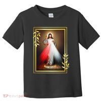 Divine Mercy Jesus Christ Jesus I Trust In You Catholic Toddler T-Shirt thumb 0