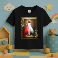 Divine Mercy Jesus Christ Jesus I Trust In You Catholic Toddler T-Shirt thumb 3