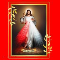 Divine Mercy Jesus Christ Jesus I Trust In You Catholic Santa Hat thumb 1