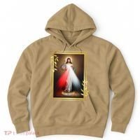 Divine Mercy Jesus Christ Jesus I Trust In You Catholic Hoodie thumb 0