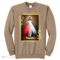 Divine Mercy Jesus Christ Jesus I Trust In You Catholic Sweatshirt thumb 0