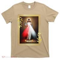 Divine Mercy Jesus Christ Jesus I Trust In You Catholic T-Shirt thumb 0