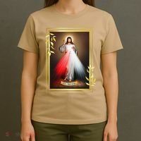 Divine Mercy Jesus Christ Jesus I Trust In You Catholic T-Shirt thumb 4