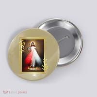 Divine Mercy Jesus Christ Jesus I Trust In You Catholic Button thumb 0
