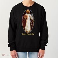 Divine Mercy Jesus I Trust In You (2) Women's Sweatshirt thumb 0