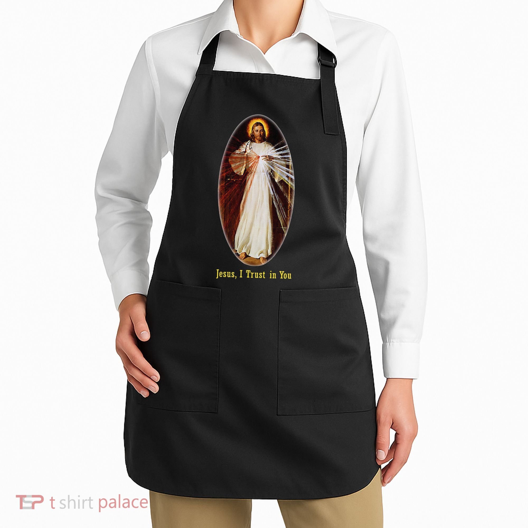 Divine Mercy Jesus I Trust In You (2) Apron