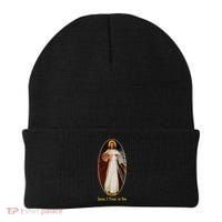Divine Mercy Jesus I Trust In You (2) Beanie thumb 0