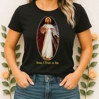 Divine Mercy Jesus I Trust In You (2) Women's T-Shirt thumb 2