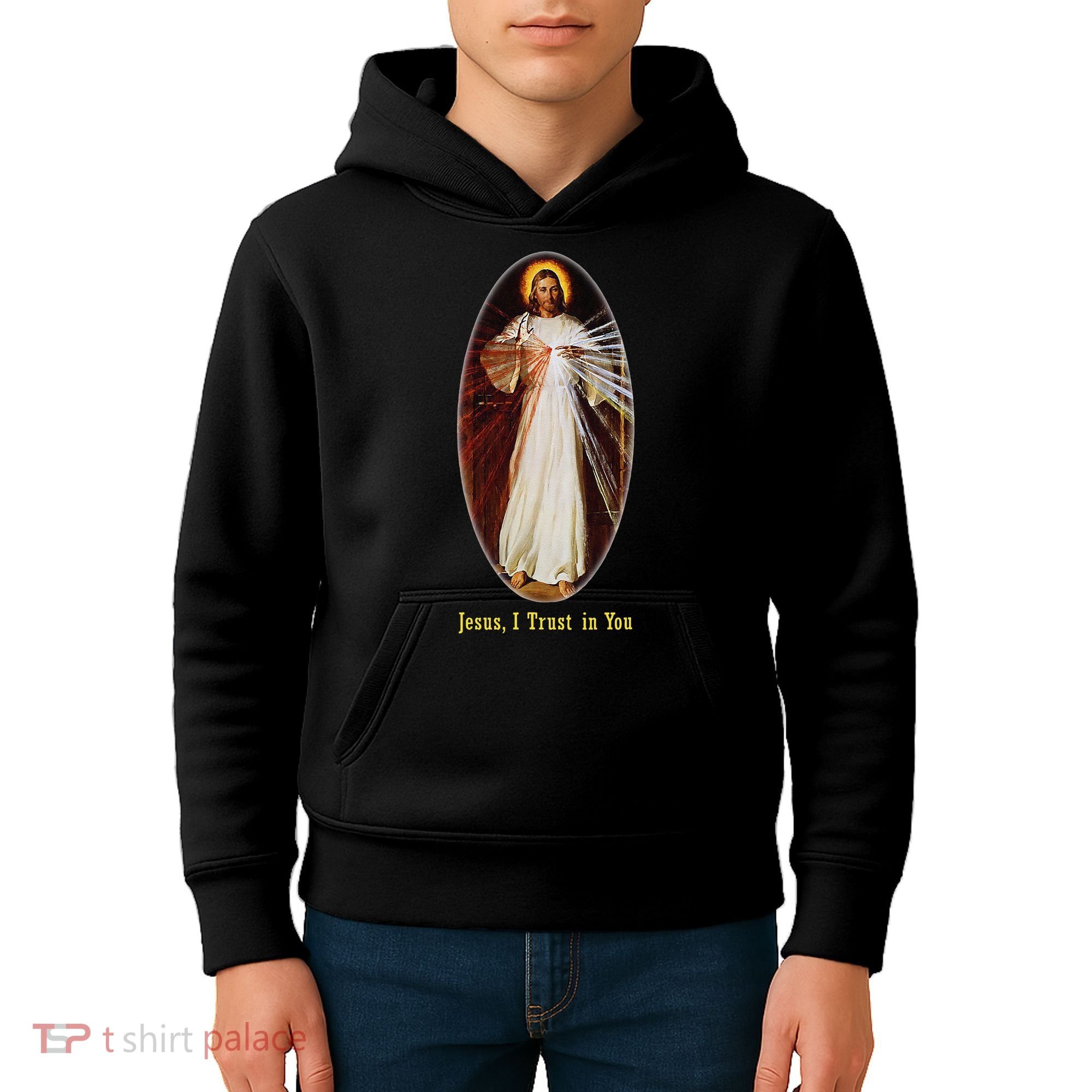 Divine Mercy Jesus I Trust In You (2) Kids Hoodie