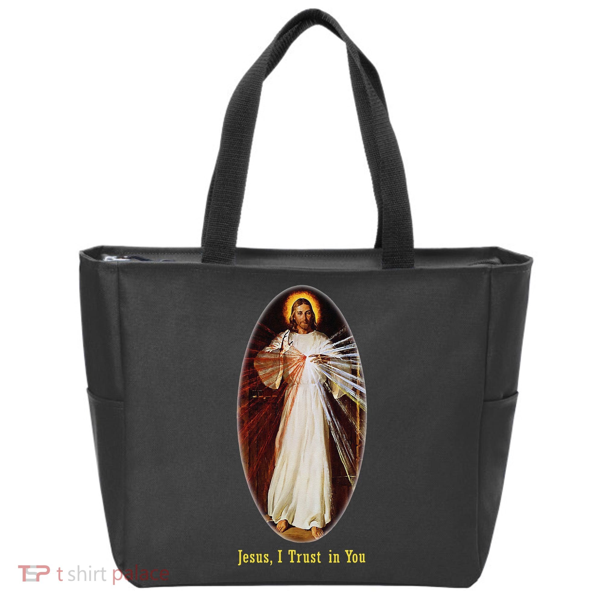 Divine Mercy Jesus I Trust In You (2) Tote Bag