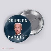 Drunken Marxist Joe Biden Button thumb 0