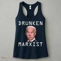 Drunken Marxist Joe Biden Women's Tank Top thumb 3
