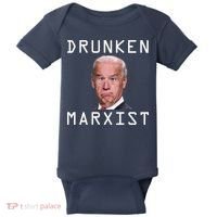 Drunken Marxist Joe Biden Baby Bodysuit thumb 0