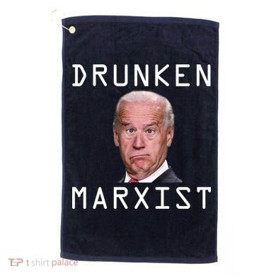 Drunken Marxist Joe Biden Golf Towel