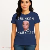 Drunken Marxist Joe Biden Women's T-Shirt thumb 4