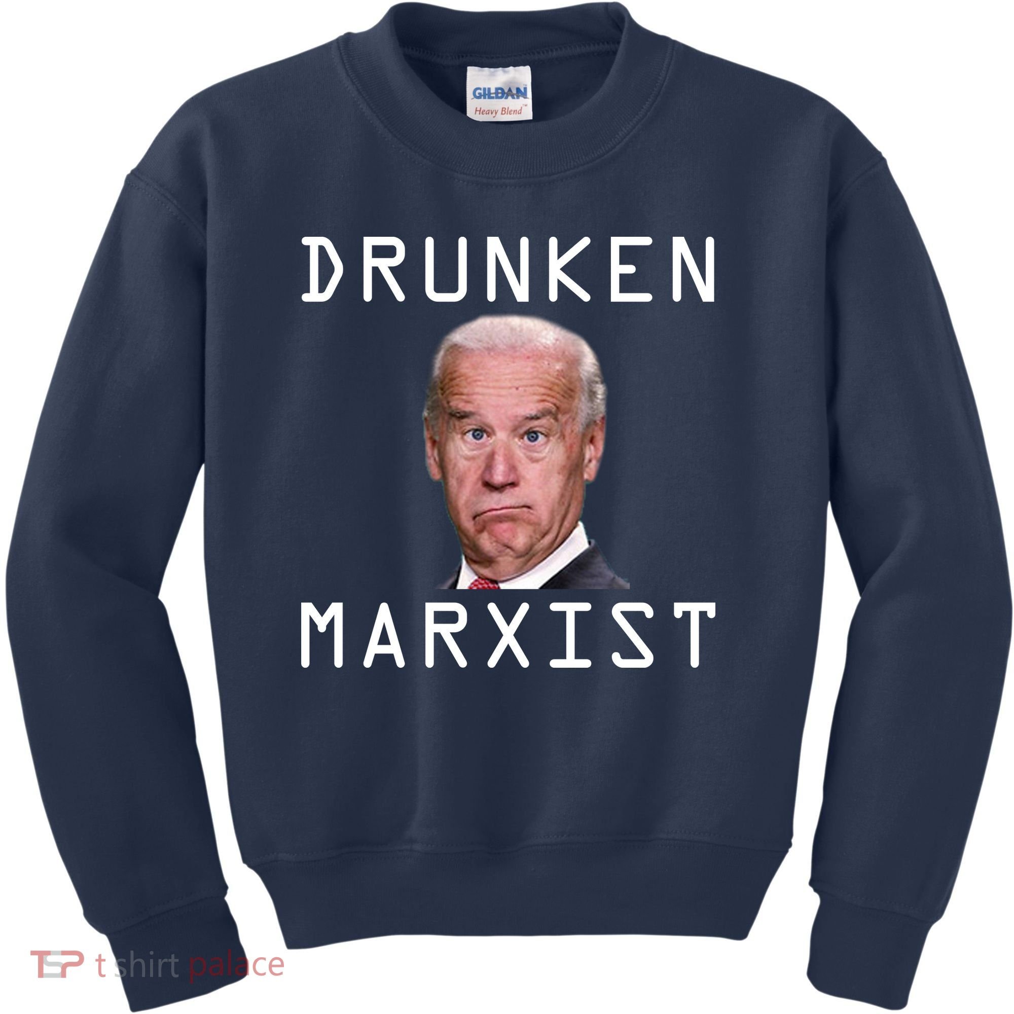 Drunken Marxist Joe Biden Kids Sweatshirt