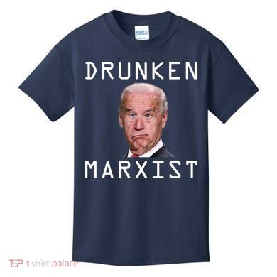 Drunken Marxist Joe Biden Kids T-Shirt