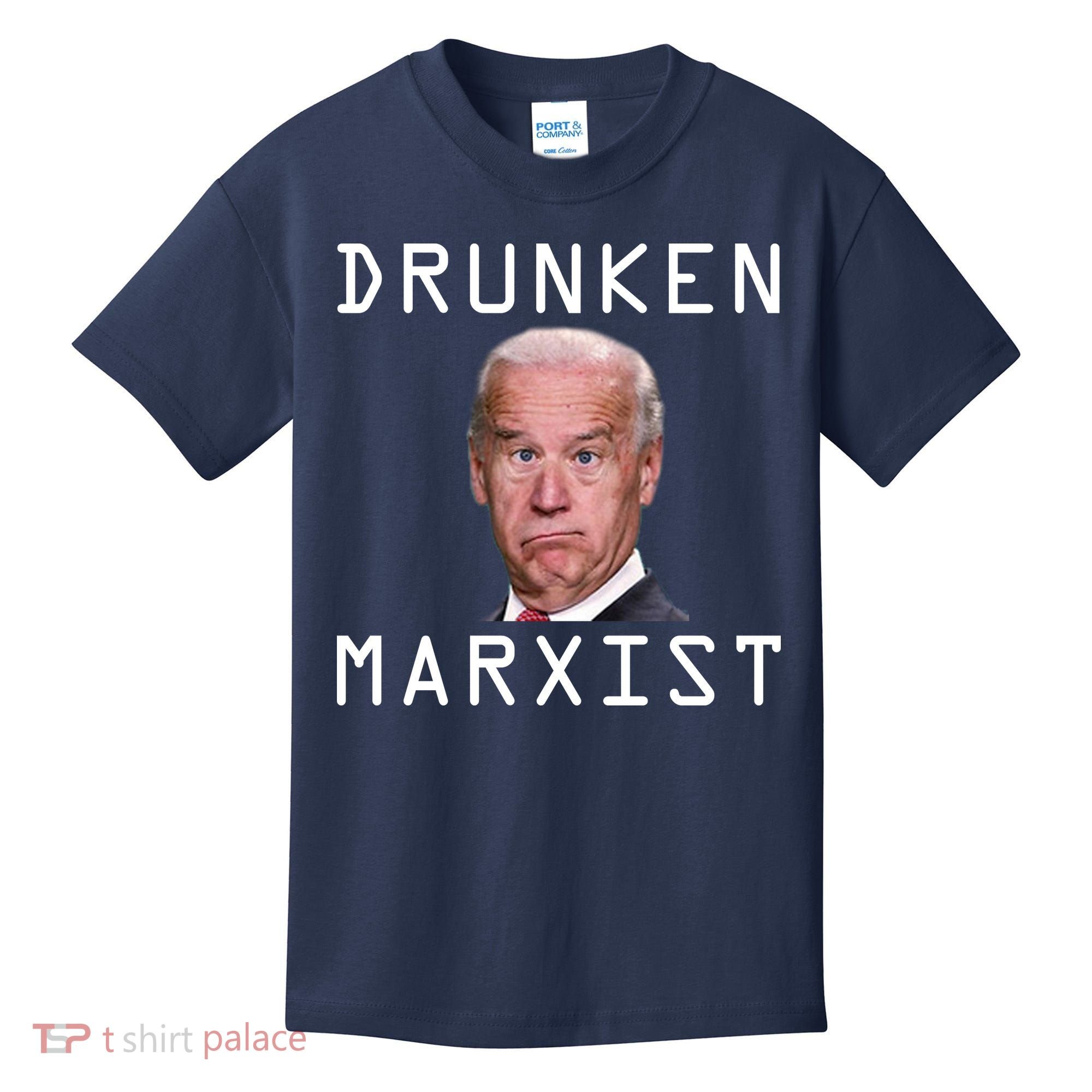 Drunken Marxist Joe Biden Kids T-Shirt