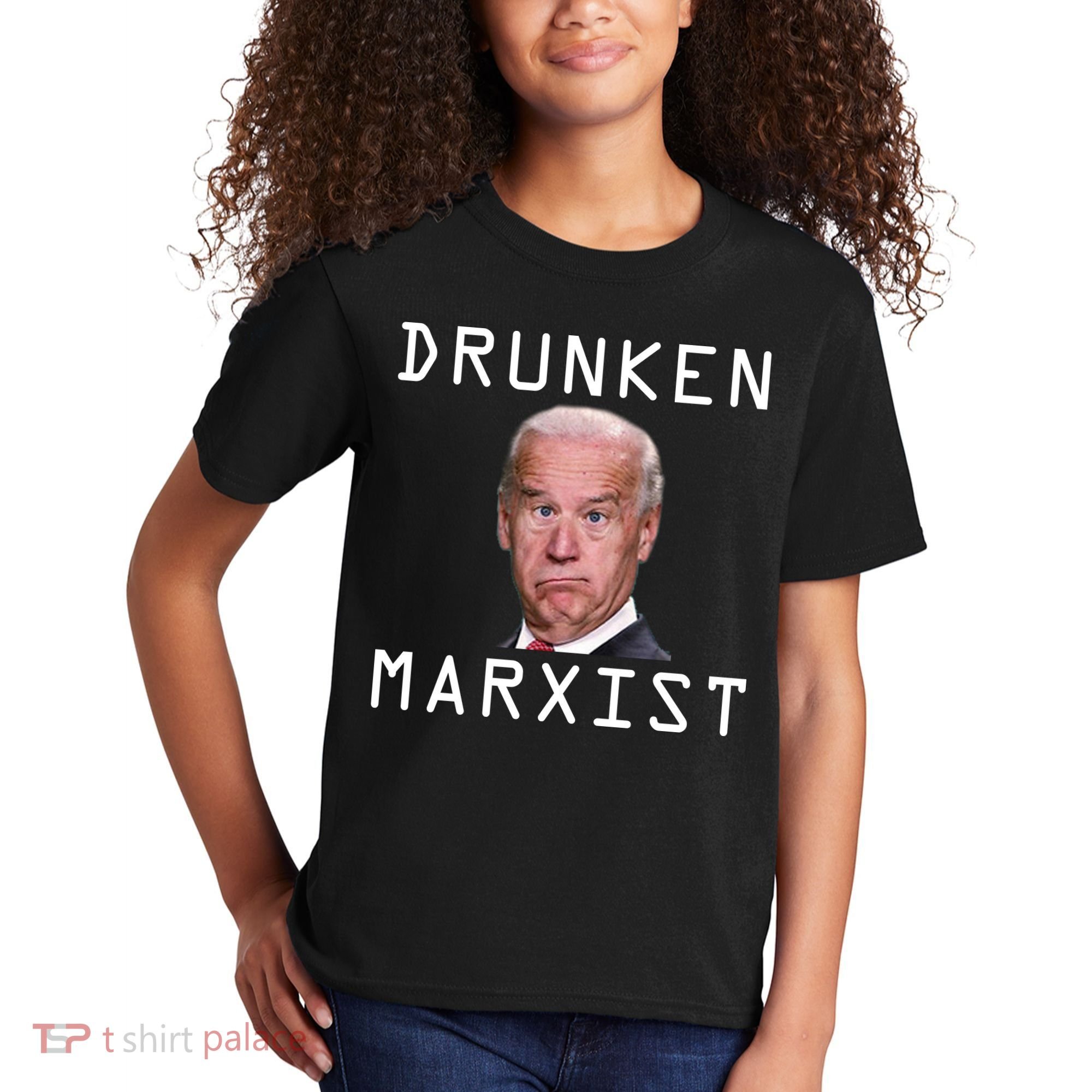 Drunken Marxist Joe Biden Kids T-Shirt