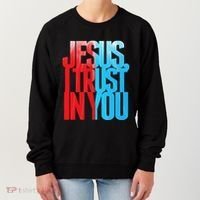Divine Mercy Jesus I Trust In You St Faustina Catholic Women's Sweatshirt thumb 0