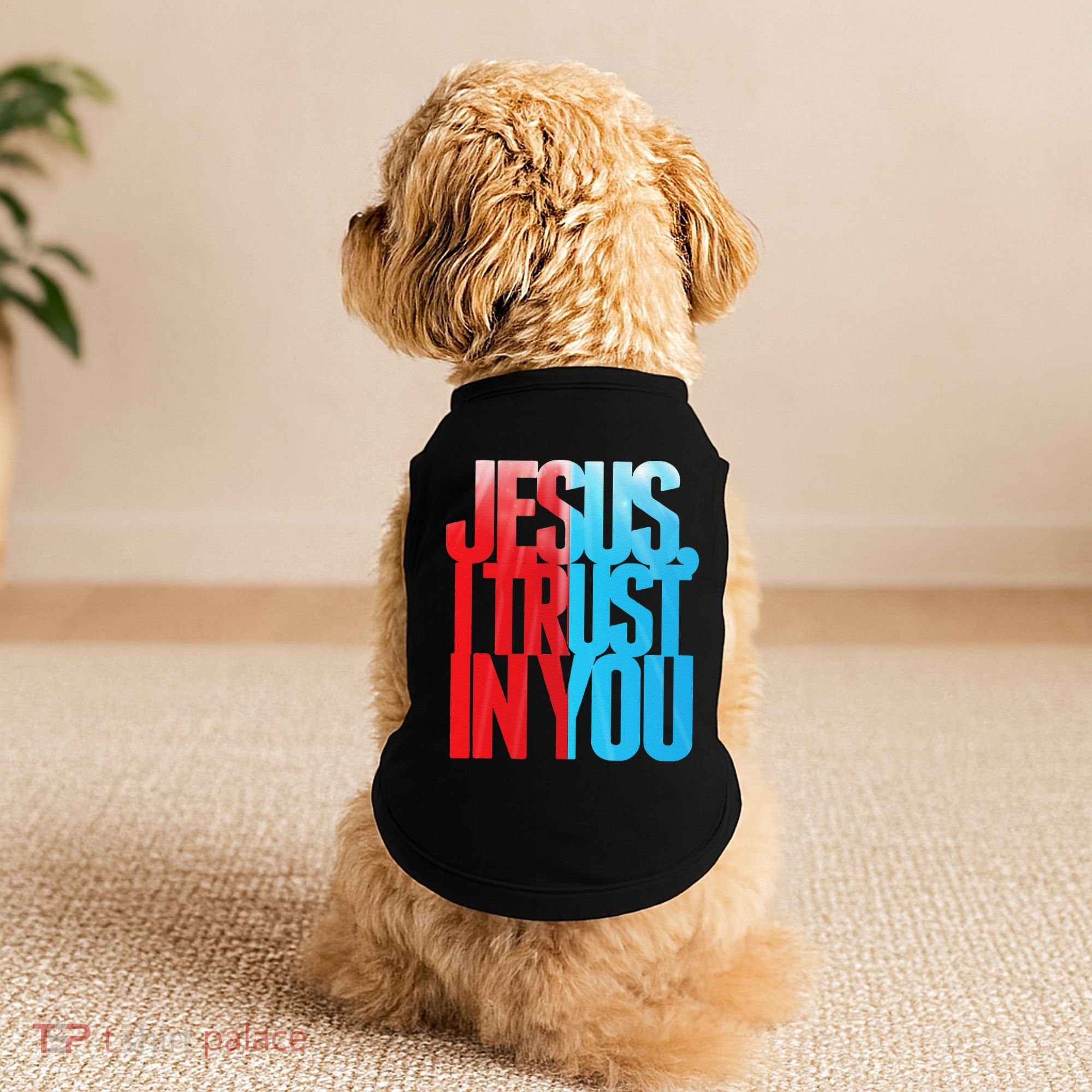 Divine Mercy Jesus I Trust In You St Faustina Catholic Doggie Tank