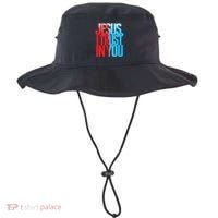 Divine Mercy Jesus I Trust In You St Faustina Catholic Bucket Hat thumb 0