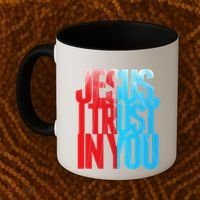 Divine Mercy Jesus I Trust In You St Faustina Catholic Coffee Mug thumb 2