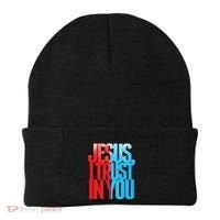 Divine Mercy Jesus I Trust In You St Faustina Catholic Beanie thumb 0