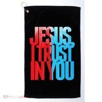 Divine Mercy Jesus I Trust In You St Faustina Catholic Golf Towel thumb 0
