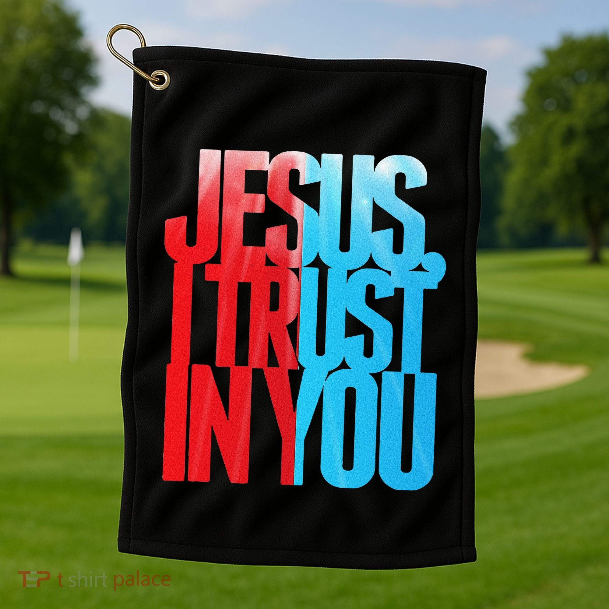 Divine Mercy Jesus I Trust In You St Faustina Catholic Golf Towel