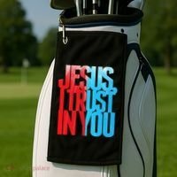 Divine Mercy Jesus I Trust In You St Faustina Catholic Golf Towel thumb 2