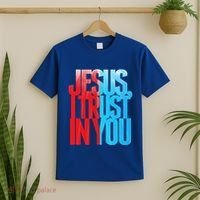 Divine Mercy Jesus I Trust In You St Faustina Catholic T-Shirt thumb 2