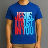 Divine Mercy Jesus I Trust In You St Faustina Catholic T-Shirt thumb 3