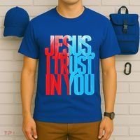 Divine Mercy Jesus I Trust In You St Faustina Catholic T-Shirt thumb 6