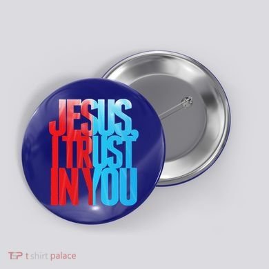 Divine Mercy Jesus I Trust In You St Faustina Catholic Button