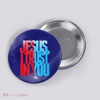 Divine Mercy Jesus I Trust In You St Faustina Catholic Button thumb 0
