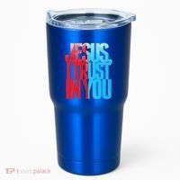 Divine Mercy Jesus I Trust In You St Faustina Catholic Tumbler thumb 0