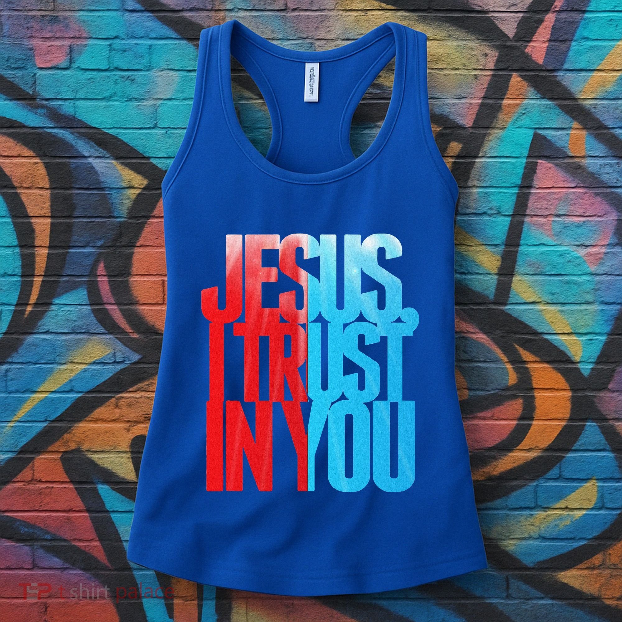 Divine Mercy Jesus I Trust In You St Faustina Catholic Women's Tank Top