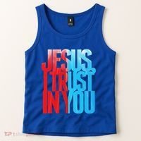 Divine Mercy Jesus I Trust In You St Faustina Catholic Tank Top thumb 2