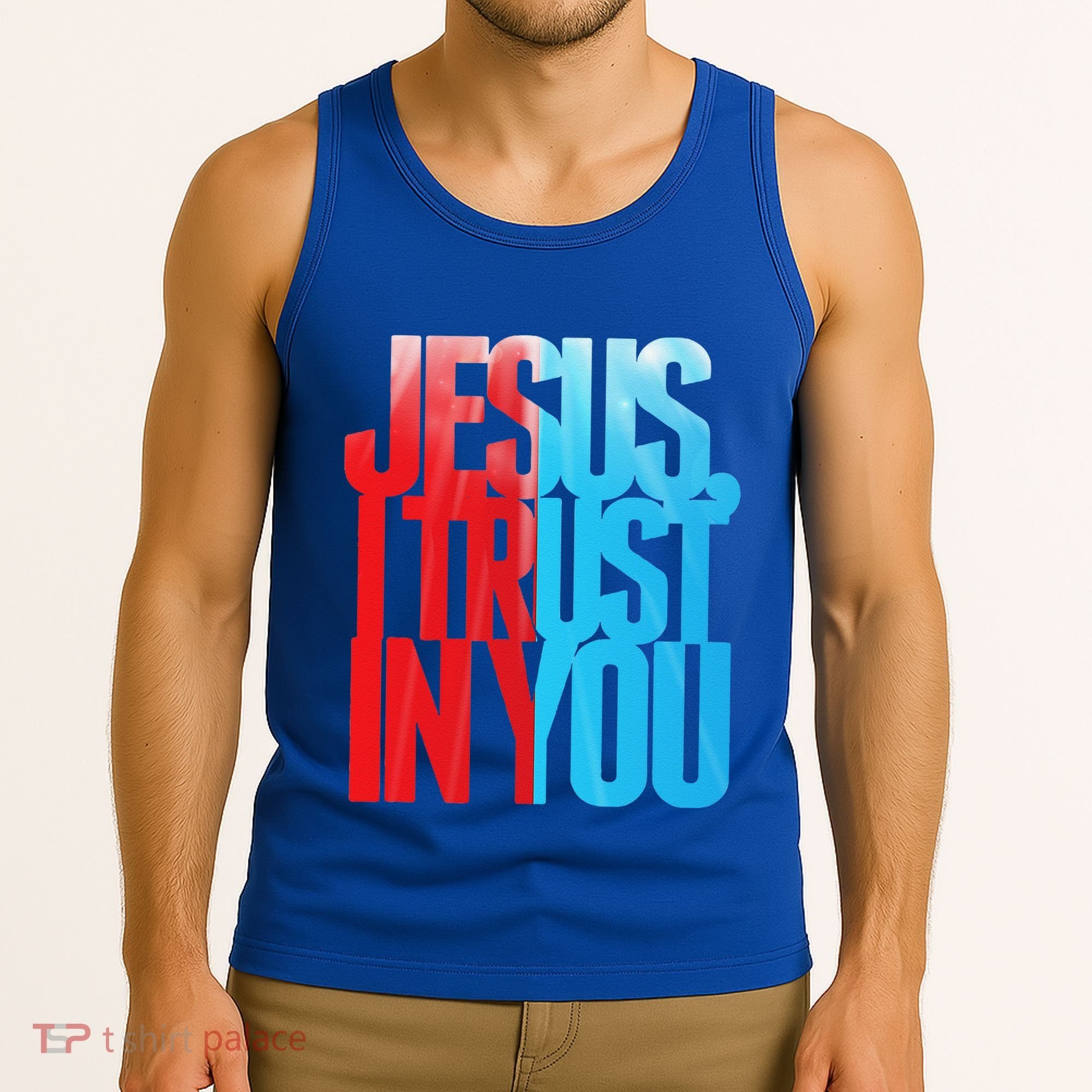 Divine Mercy Jesus I Trust In You St Faustina Catholic Tank Top