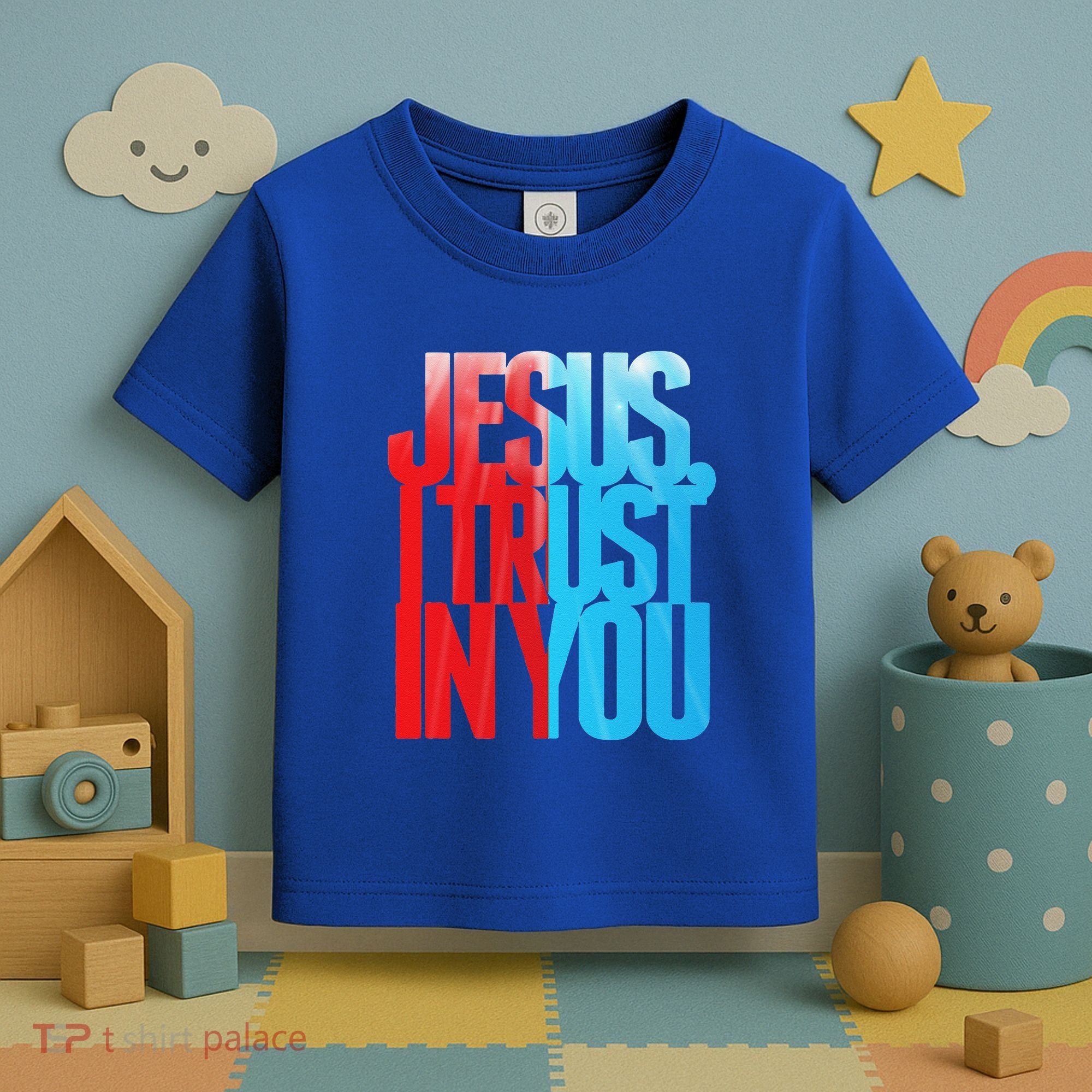 Divine Mercy Jesus I Trust In You St Faustina Catholic Toddler T-Shirt