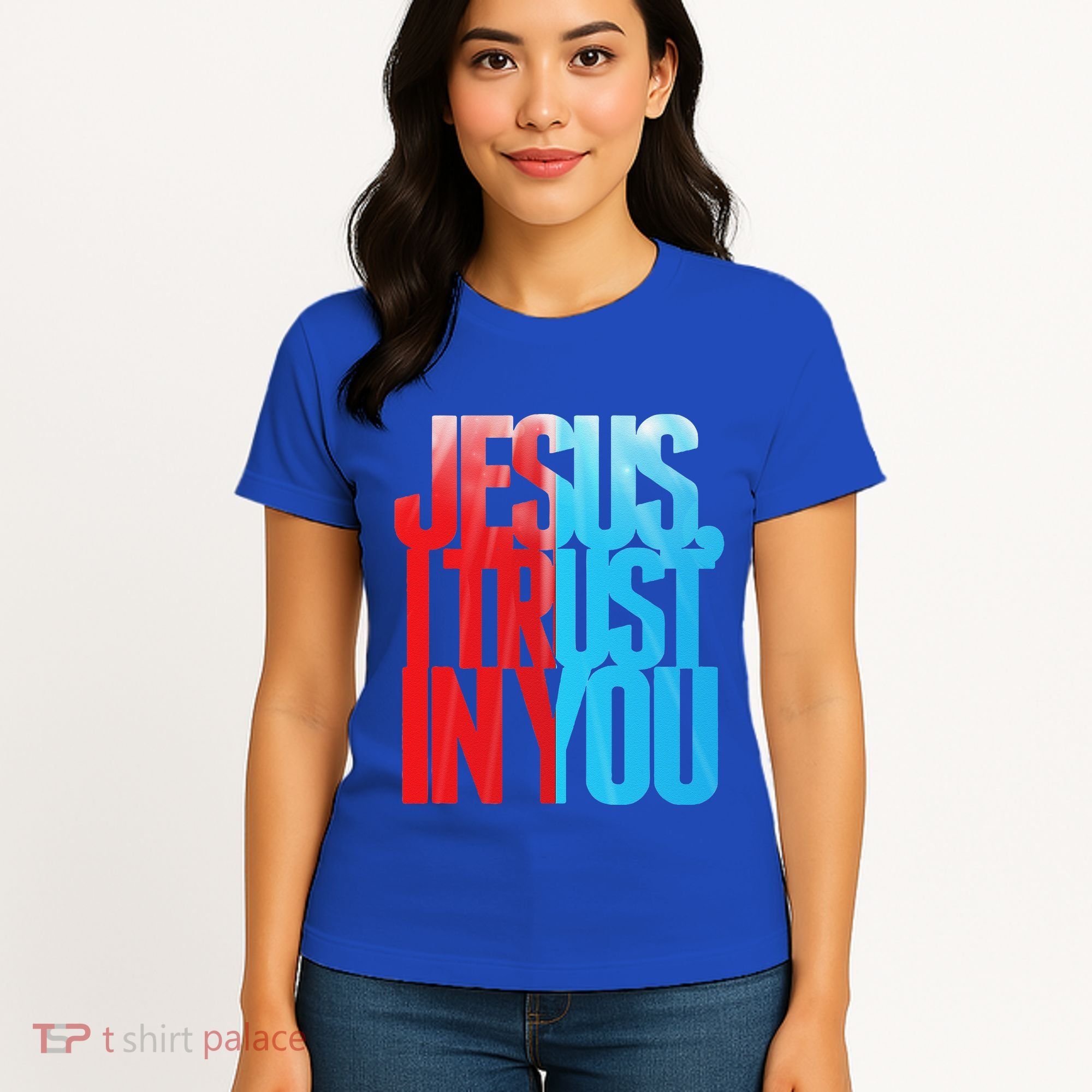 Divine Mercy Jesus I Trust In You St Faustina Catholic Women's T-Shirt